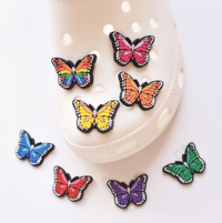 Butterfly Crocs Accessories