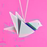 Image 3 of Pigeon Brooch or Necklace