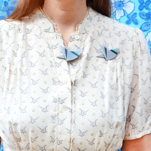 Image of Pigeon Brooch or Necklace