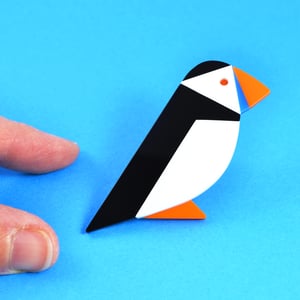 Image of Puffin Brooch or Necklace