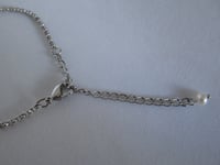 Image 5 of Sophie Countess of Wessex Inspired Long Freshwater Pearl Drop Chain Necklace June Birthstone