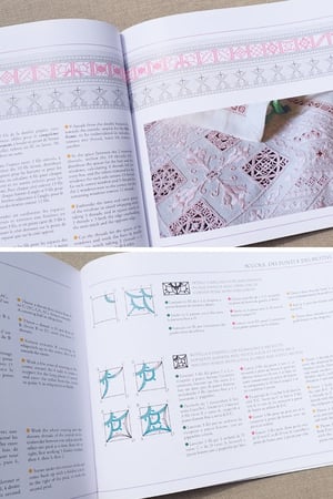 Image of Lenzuola, Samplers a Punto Antico by Giuliana Buonpadre