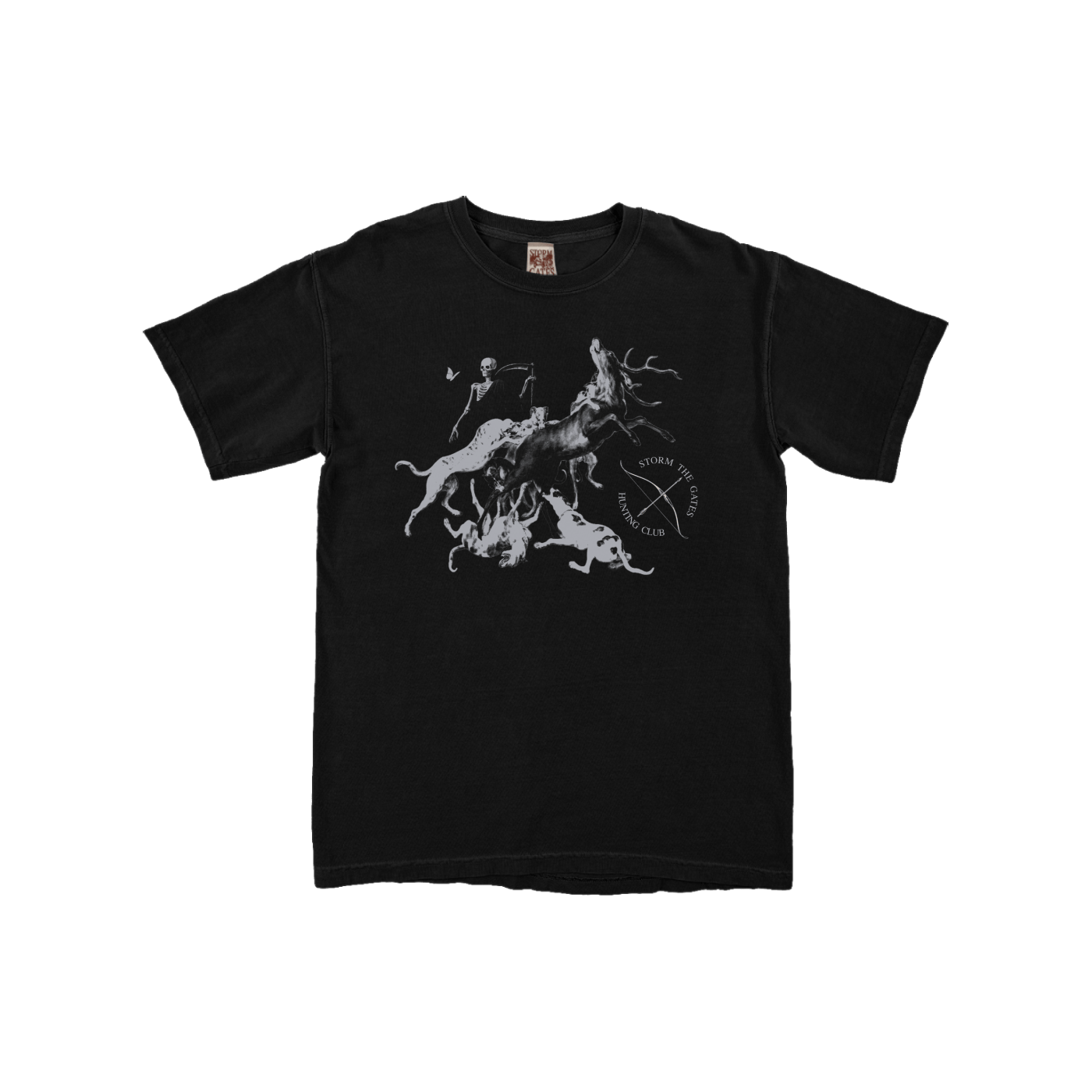 Image of "DEATH AND THE STAG" T SHIRT