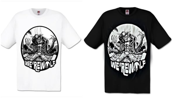 Image of Rest in Pieces - Shirt Black / White 