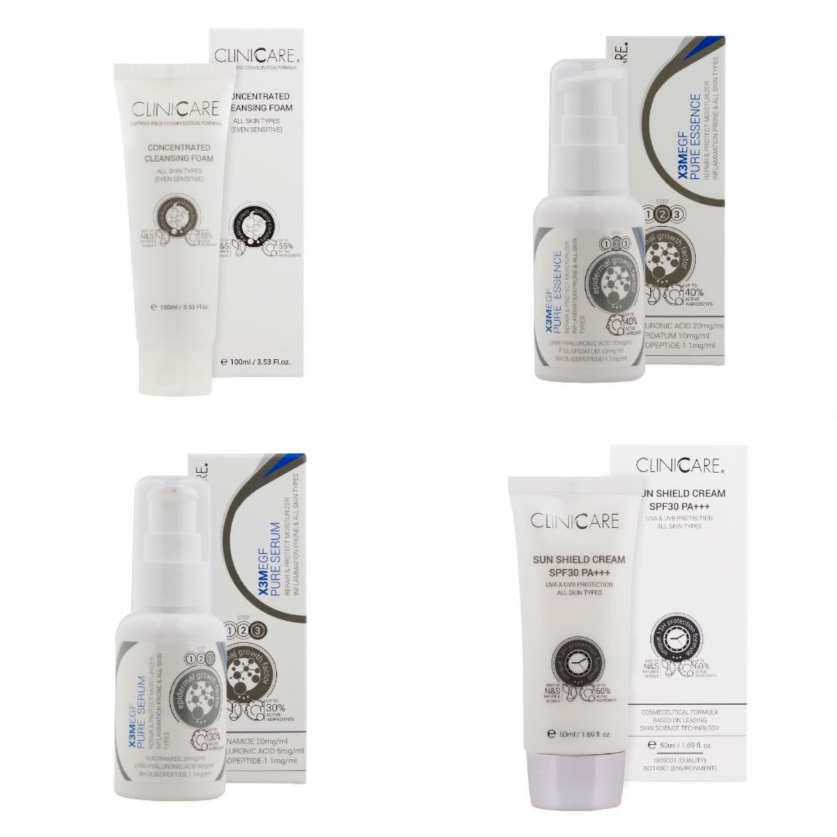 Image of CLINICARE AT HOME SKIN CARE SET - PURE