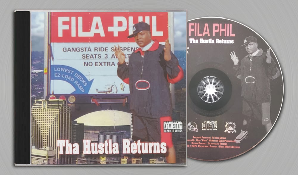 Image of  CD: Fila Phil - Tha Hustla Returns 1996-2022 Reissue (New Orleans,LA)