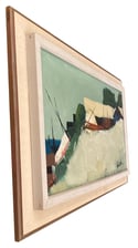 20th Century Swedish School 'Boats on the shore'