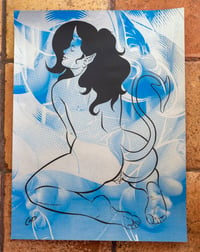 Image 1 of BAREFOOT DEVIL GIRL Silkscreen Print