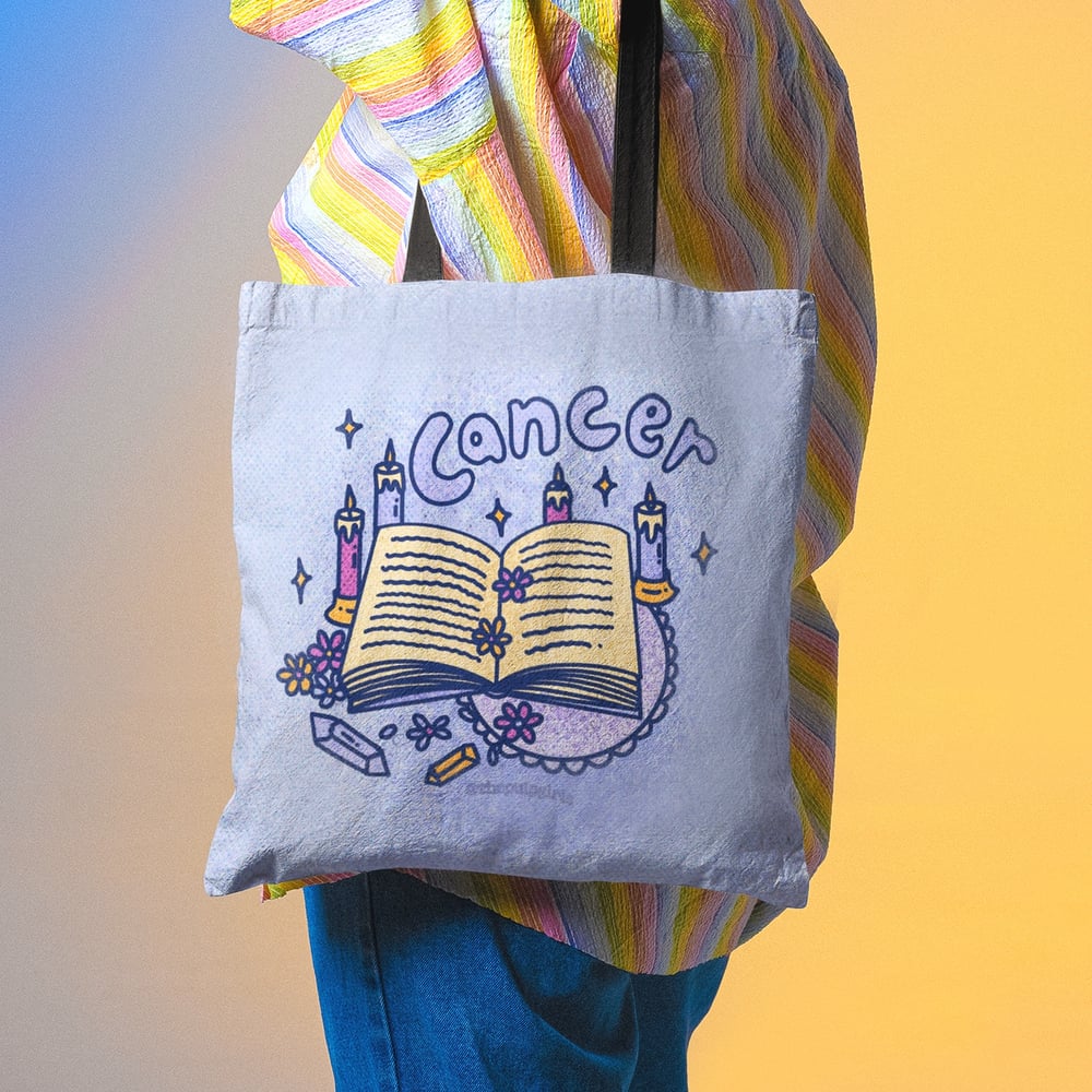 Image of ASTROLOGY BOOK CLUB TOTE BAG
