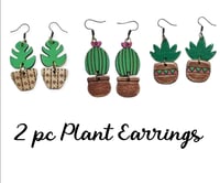Image 1 of 2 pc Succulent Earrings 