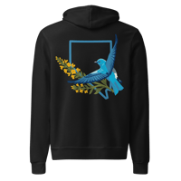 Image 1 of Rooted  Blue Bird Hoodie