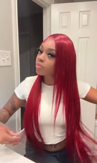 Image 4 of Burgundy 30inch 13x4