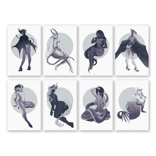 Image of Monster Girl Original Prints