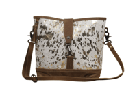 Image 2 of NWT Shiny Leather Bag