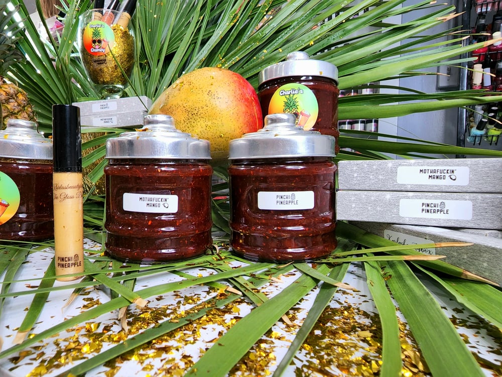 PINCHI' PINEAPPLE CHARLIE'S CHAMOY & PINCHI' PINEAPPLE LIPGLOSS DUO