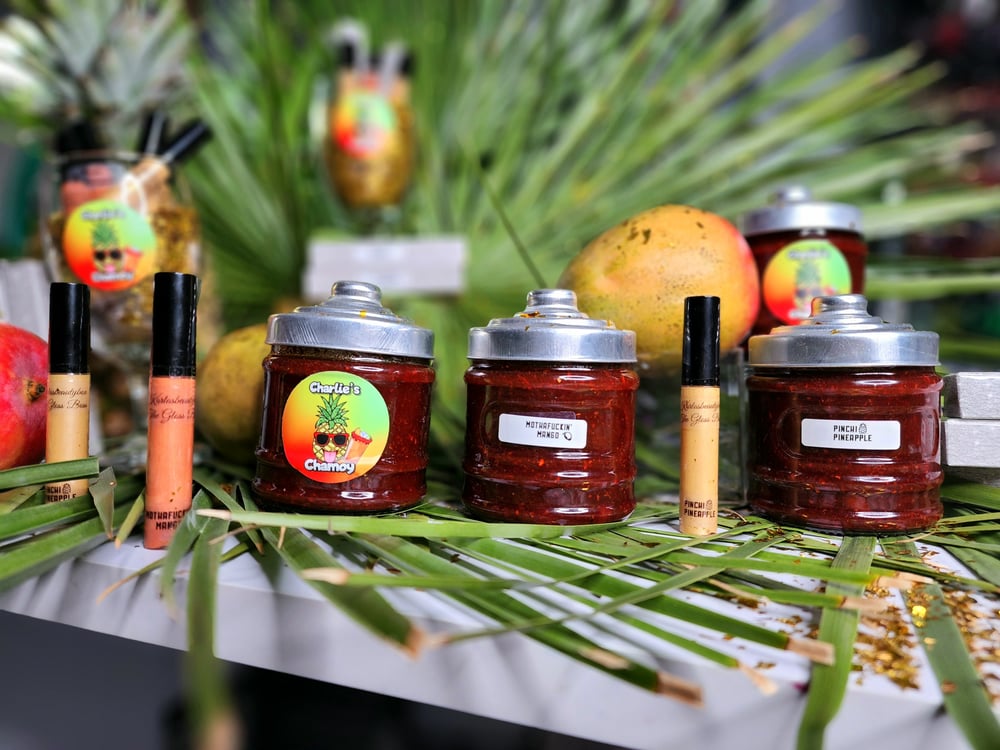 PINCHI' PINEAPPLE CHARLIE'S CHAMOY & PINCHI' PINEAPPLE LIPGLOSS DUO