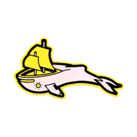 Image 2 of WHALESHIP STICKER
