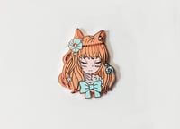 Image 3 of Cat Girl Enamel Pin