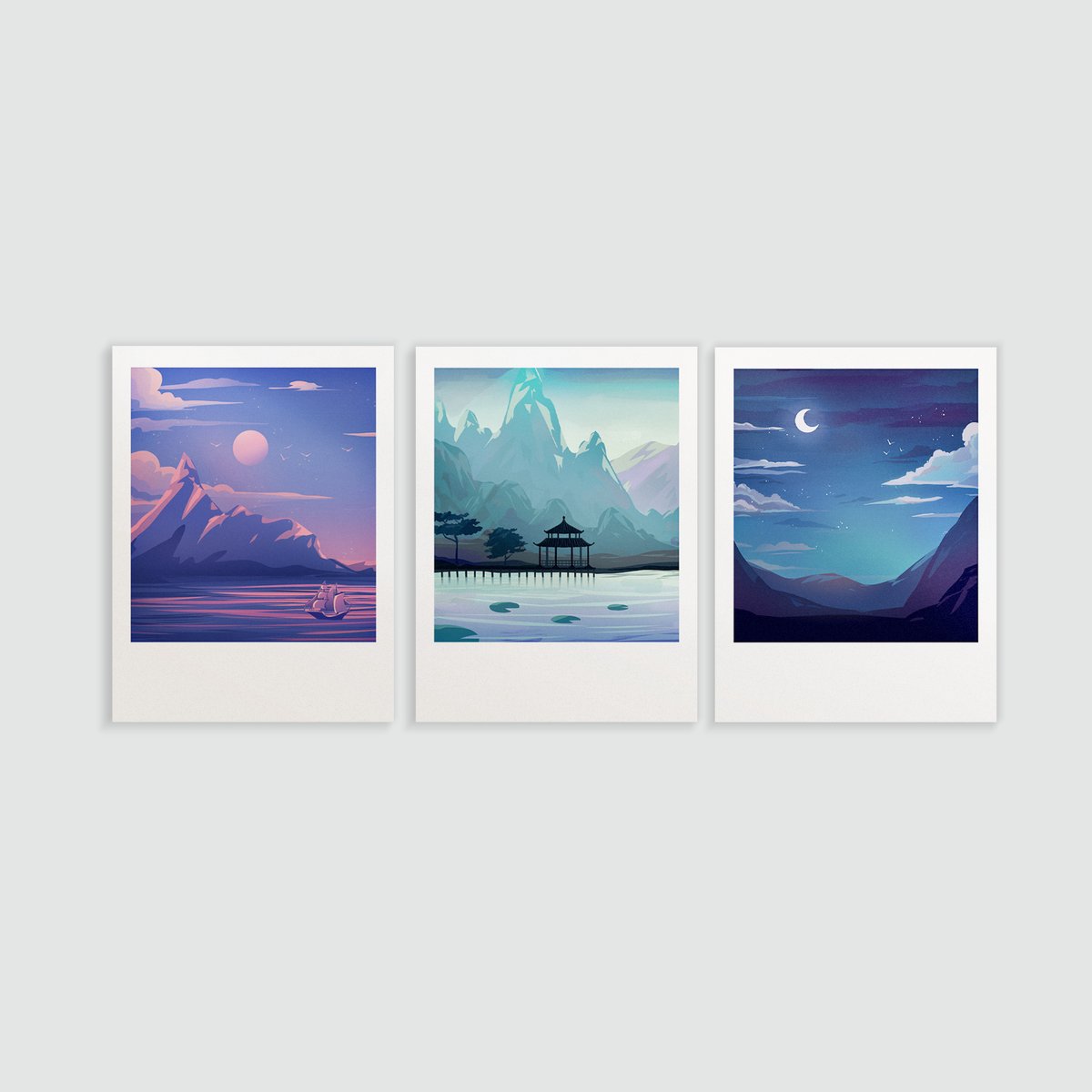 Aesthetic Polaroid Prints | cylaela