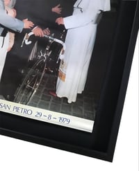 Image 3 of Original display poster Colnago Oro with Pope John Paul II 