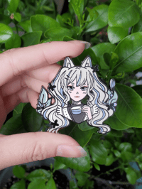 Image 2 of Butterfly Pea Tea Enamel Pin
