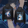 Genshin Eula & Yelan Transparent Bunny Apparels (T-Shirt & Hoodie)