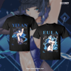 Genshin Eula & Yelan Transparent Bunny Apparels (T-Shirt & Hoodie)