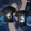 Genshin Eula & Yelan Transparent Bunny Apparels (See Through Ver. ) (T-Shirt & Hoodie)