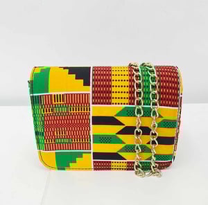Image of NAIROBI KENTE PRINT HANDBAG