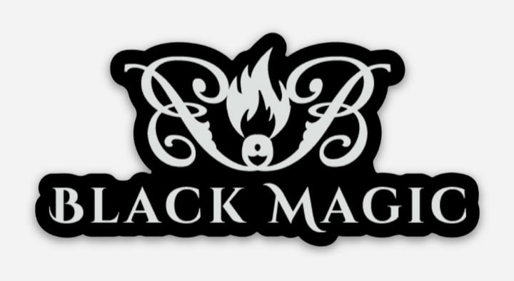 Image of Black Magic Logo Sticker