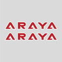 Araya Letters Rim Decals (Pair)