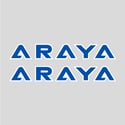Araya Letters Rim Decals (Pair)