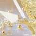 Image of Bliss Sprig Sparkle Gold Champage Flutes