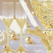 Image of Bliss Sprig Sparkle Gold Champage Flutes