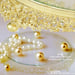 Image of Bliss Sprig Sparkle Gold Serving Tray