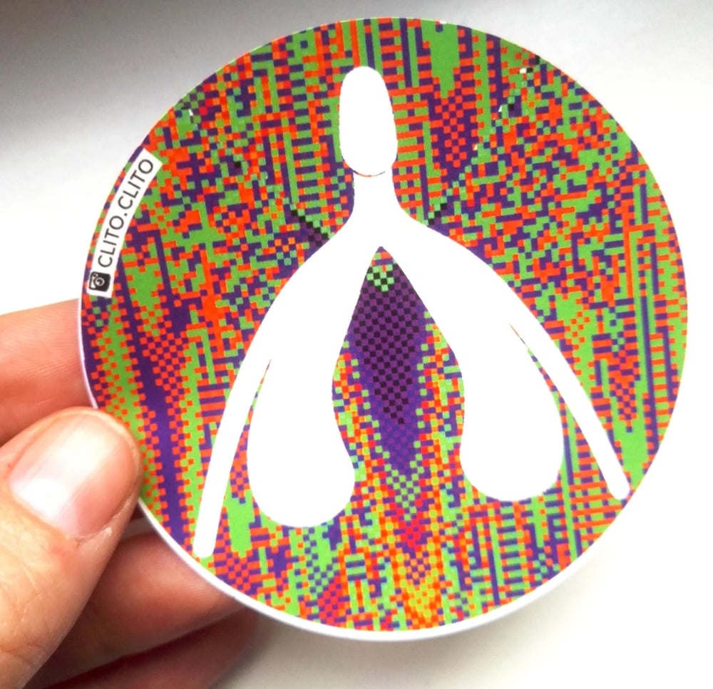 Image of Clitoris Stickers (20 pieces)