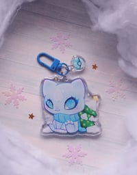 Image 1 of Winter Bulbasaur Keychain