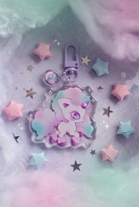 Image 1 of Ponyta Galar Keychain