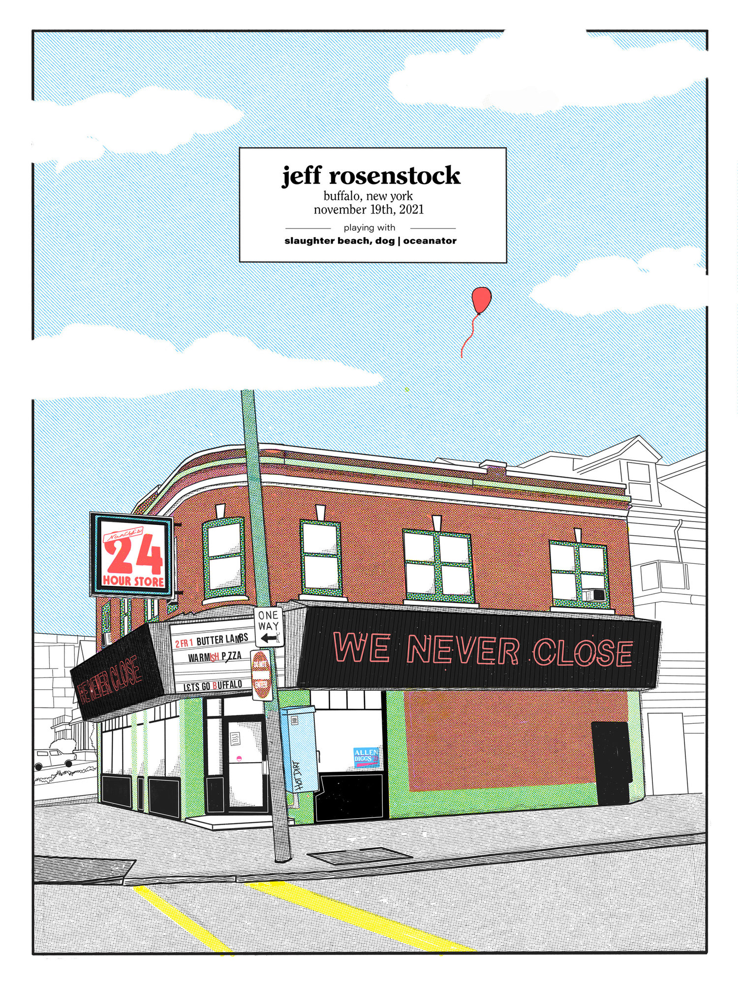 Jeff Rosenstock | Buffalo, NY Gig Poster