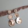 Boucles d’oreilles AKENE triples - Argent