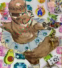 Image 1 of Hippo Dancing in a Sea of Sparkle