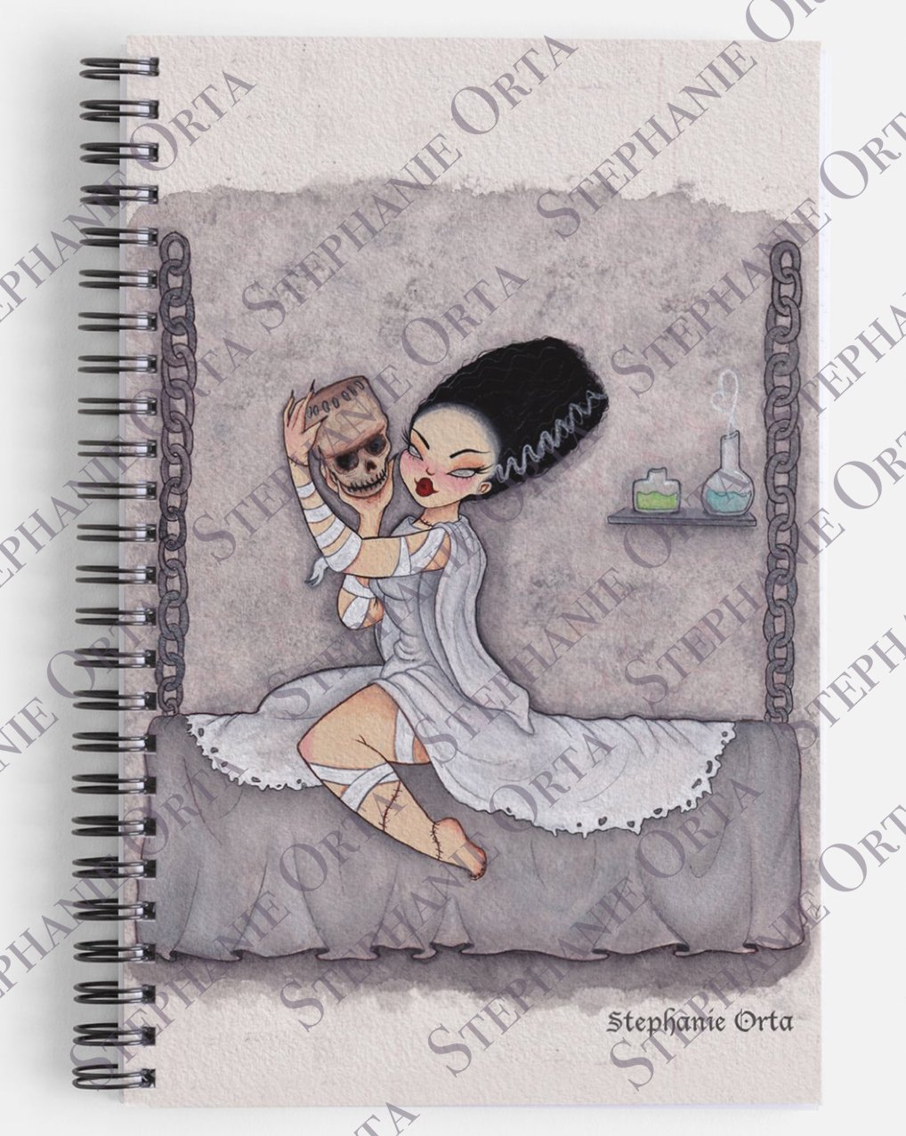 Pre-Order: Bride Skull Notebook