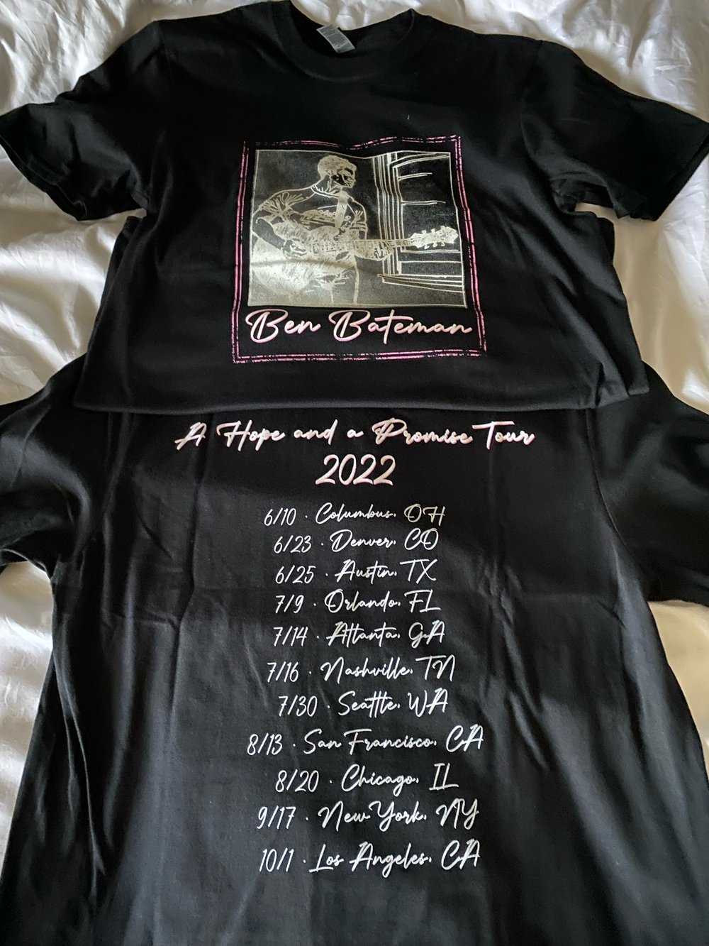 Image of A Hope and a Promise 2022 Tour Shirt (on site pickup only)