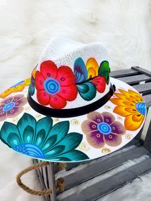Image of Lucy Hand Painted Hat 