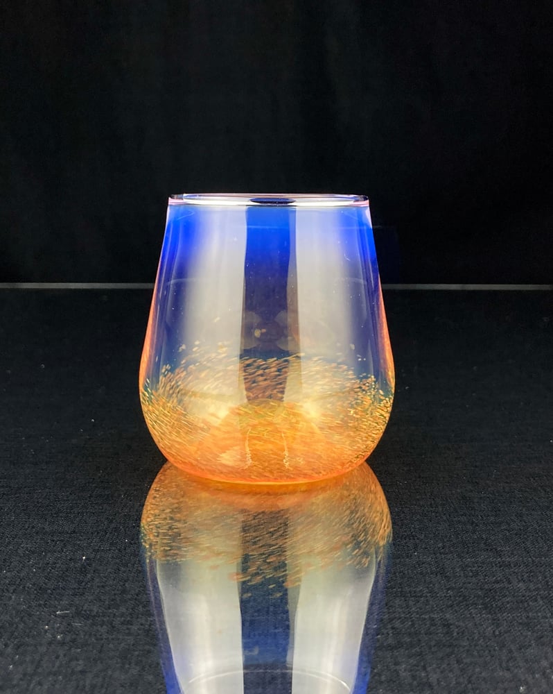 Image of Frit Tumbler Half Pour - Butterscotch no.1  