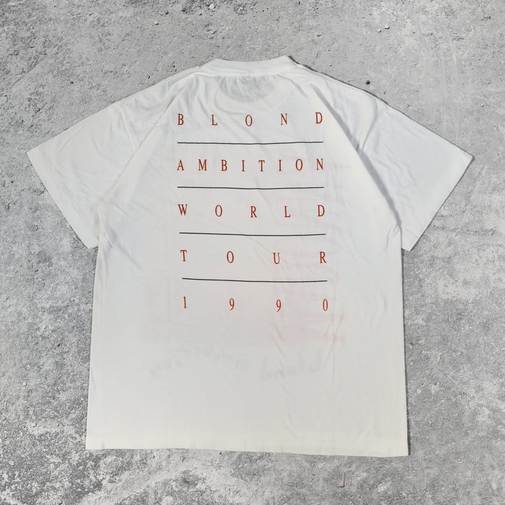 Madonna 1990 'Blond Ambition' White T-Shirt