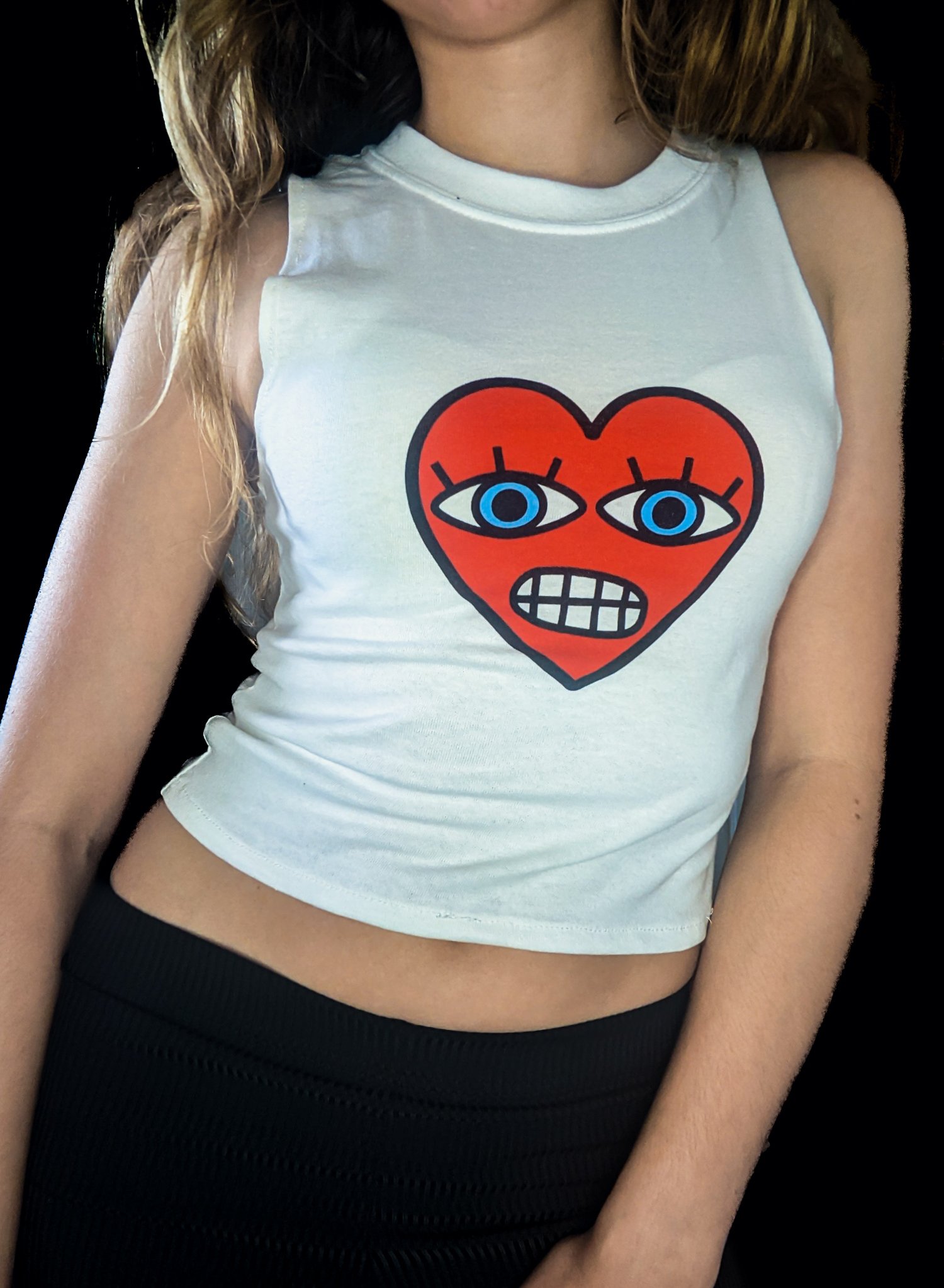 Image of CATCALL Reworked Heart Crop Top