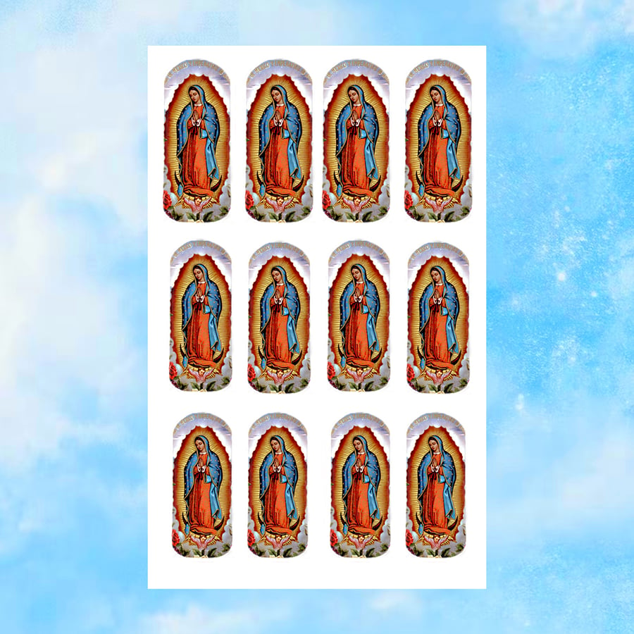 Image of Guadalupe Nail Decals