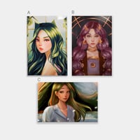 Image 1 of Original Character Postcards