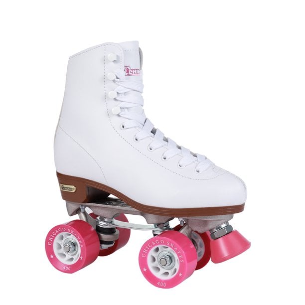 Image of Chicago Ladies Classic Quad Roller Skates, White